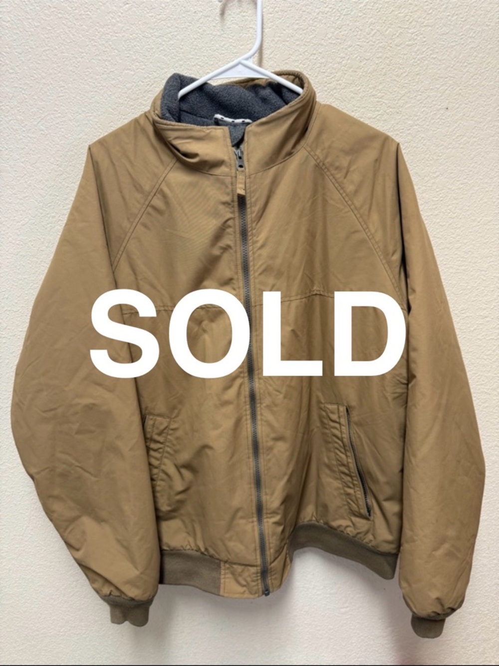 Lands' End Men Squall Jacket Waterproof and Insulated Winter Jacket Size Large